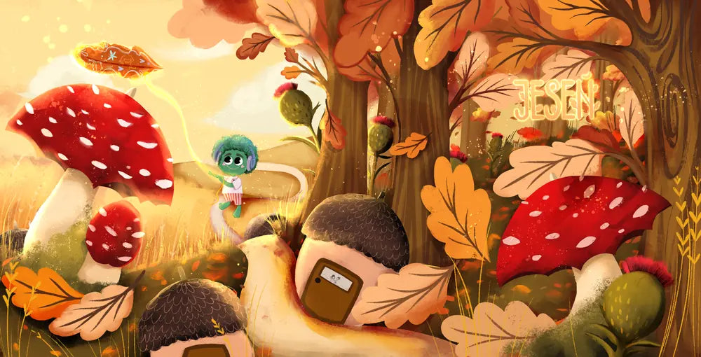 Illustration from A Tale of Uniqueness: Autumn